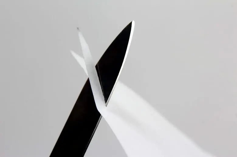 Knife Cutting Paper