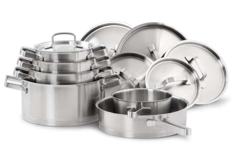 does stainless steel cookware leach set